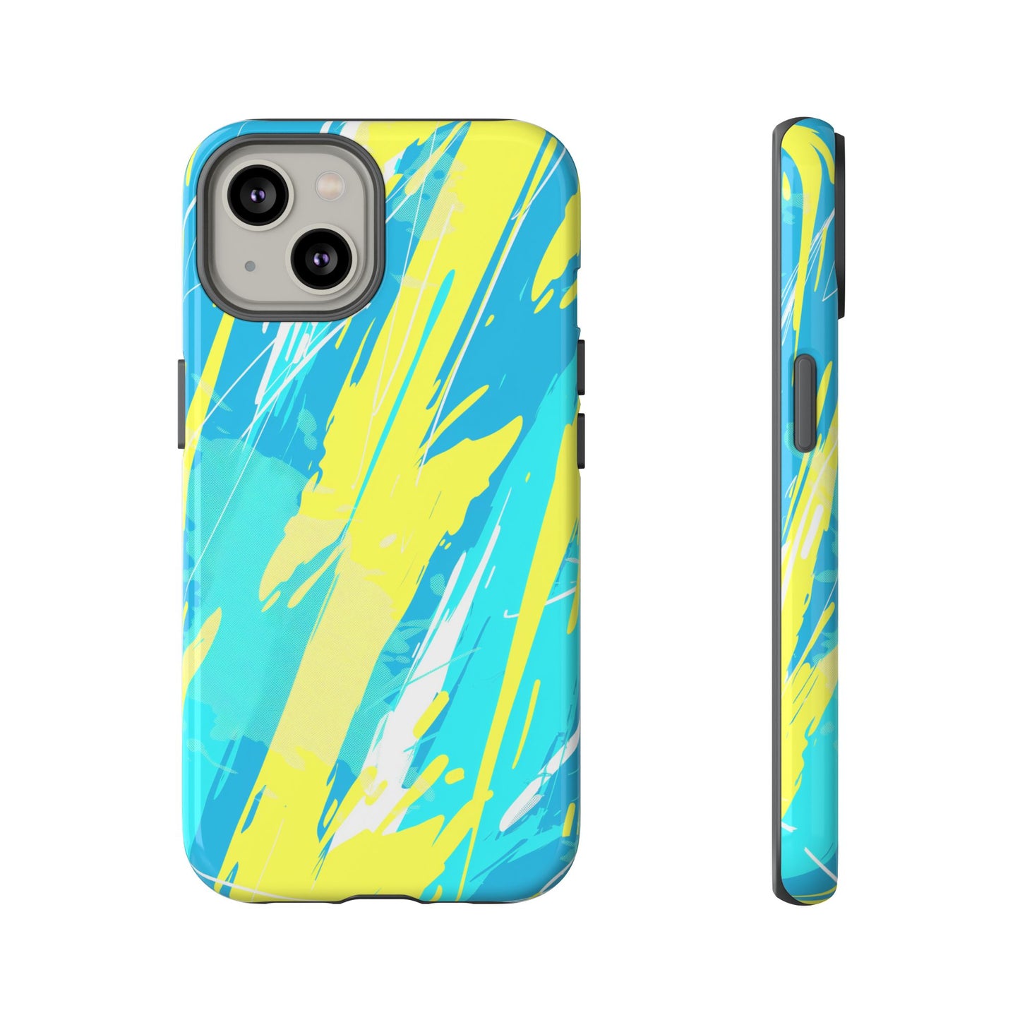 Neon Surge – Tough Glossy iPhone Case