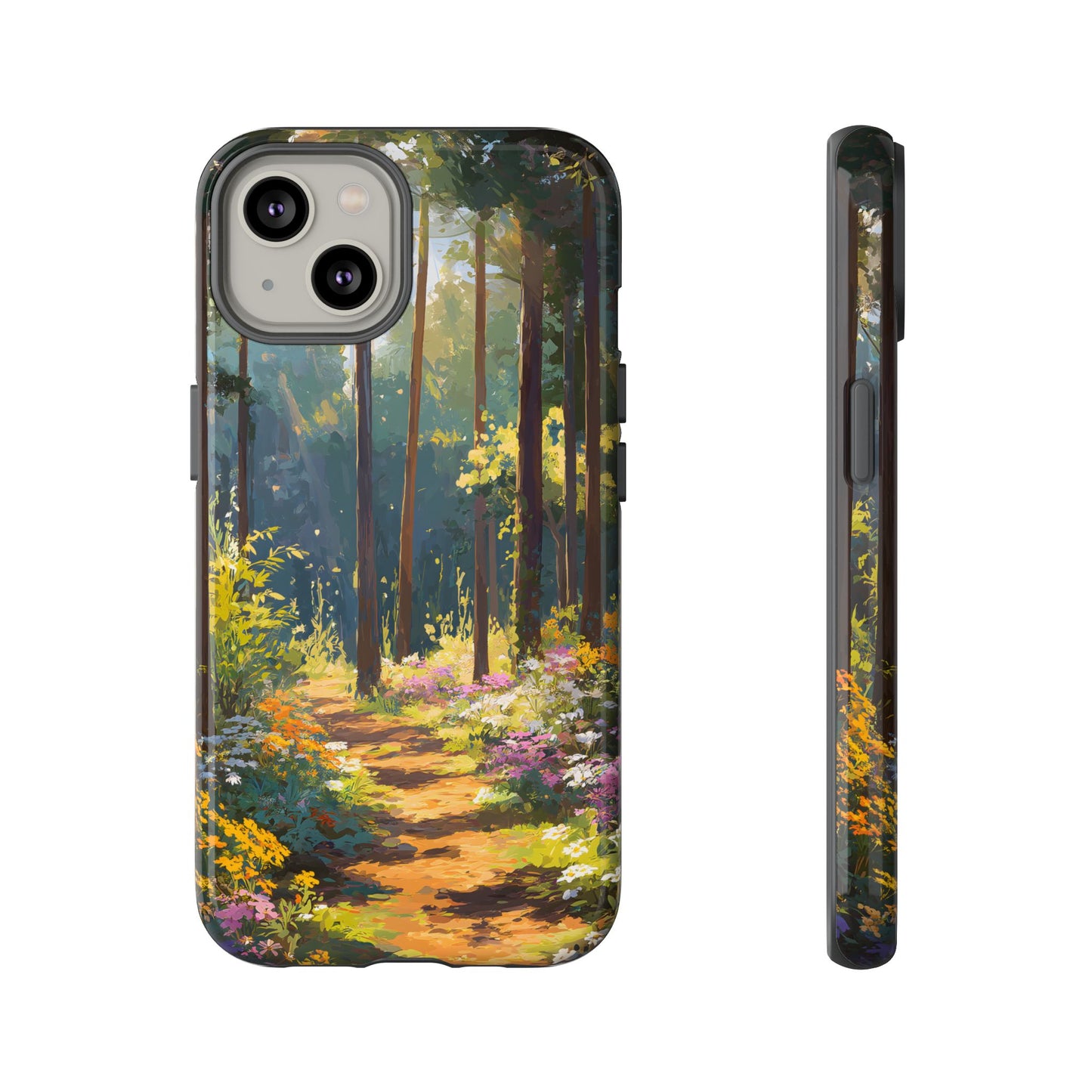 Enchanted Forest Path – Tough Glossy iPhone Case