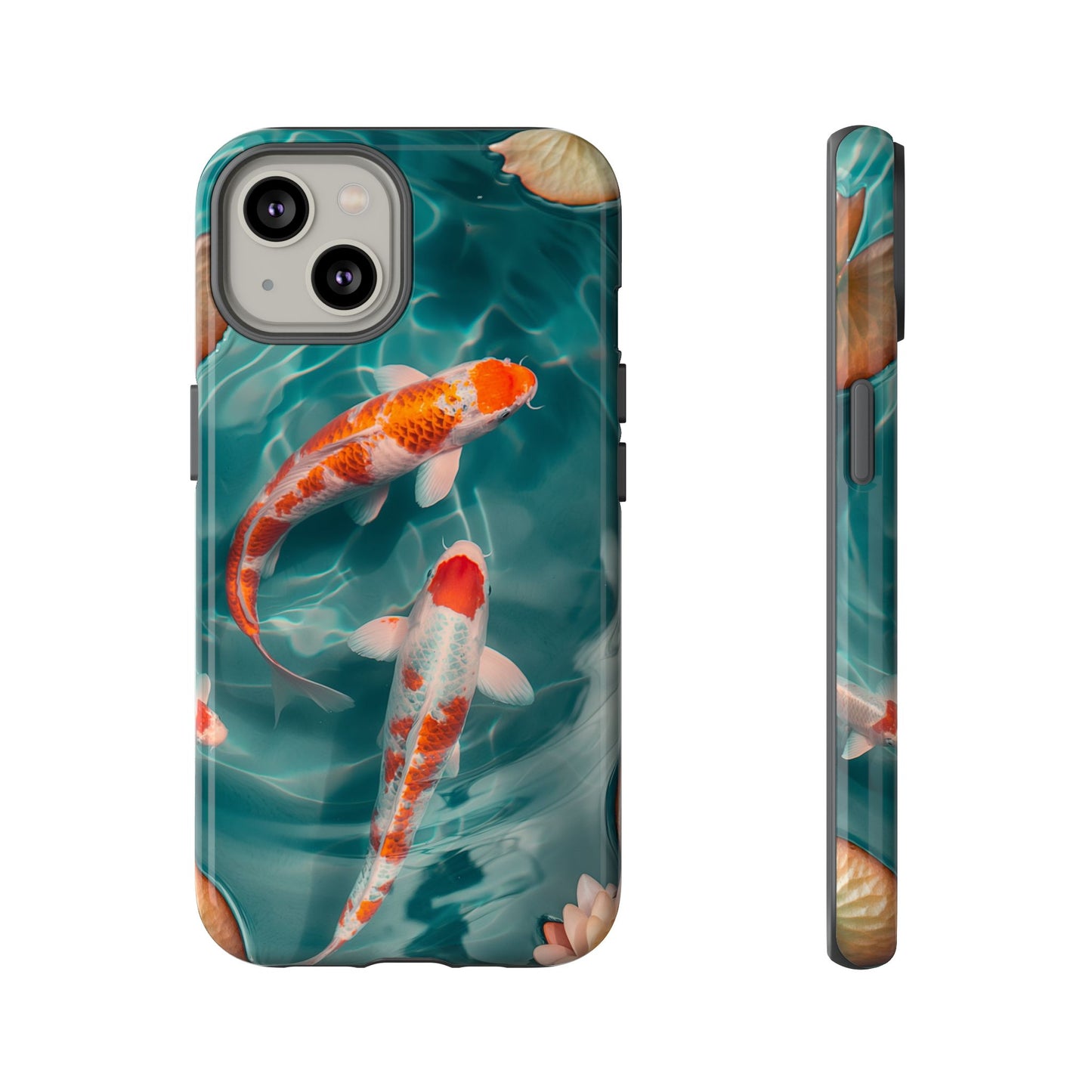 Tranquil Koi Pond – Tough Glossy iPhone Case