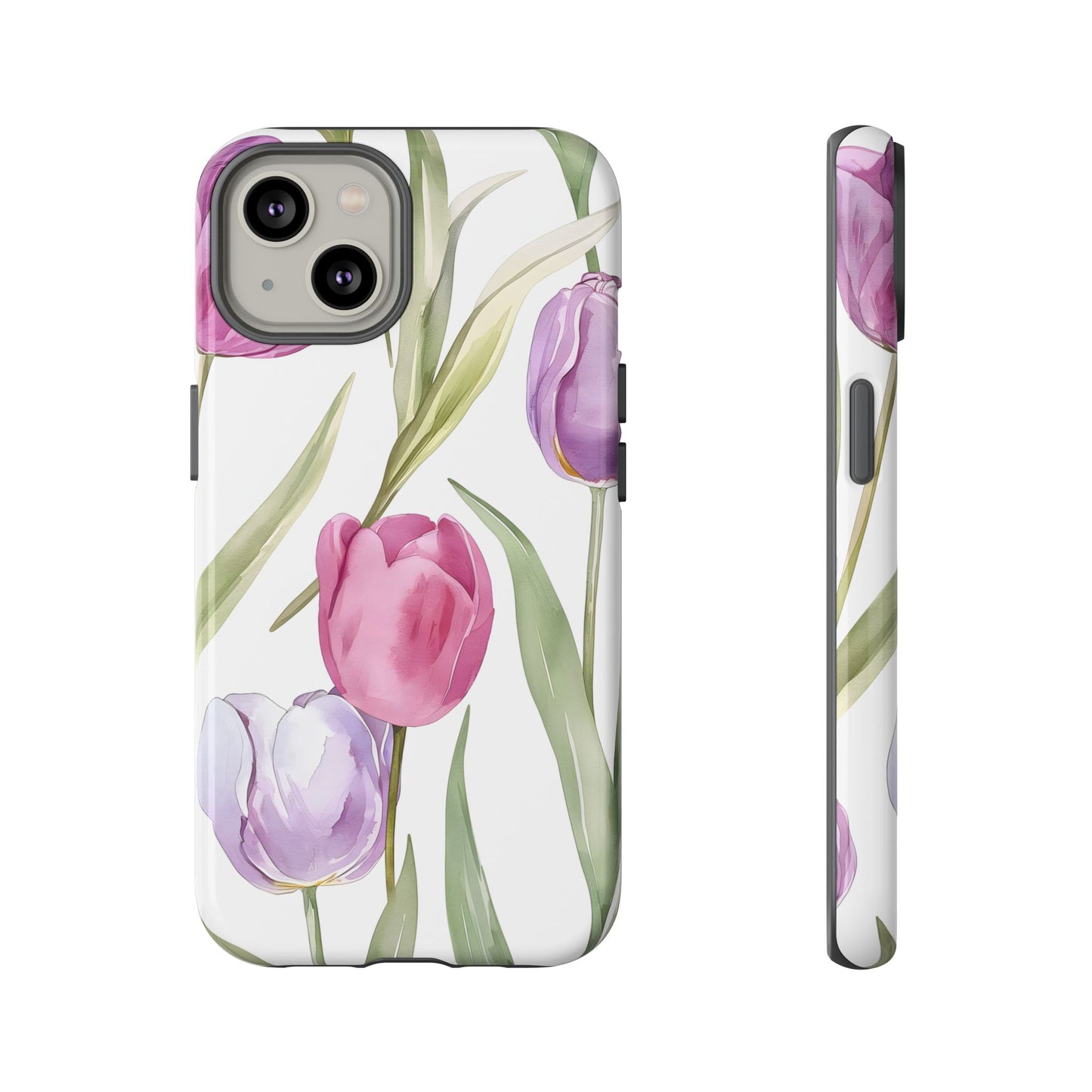 Tulip Serenade – Tough Glossy iPhone Case