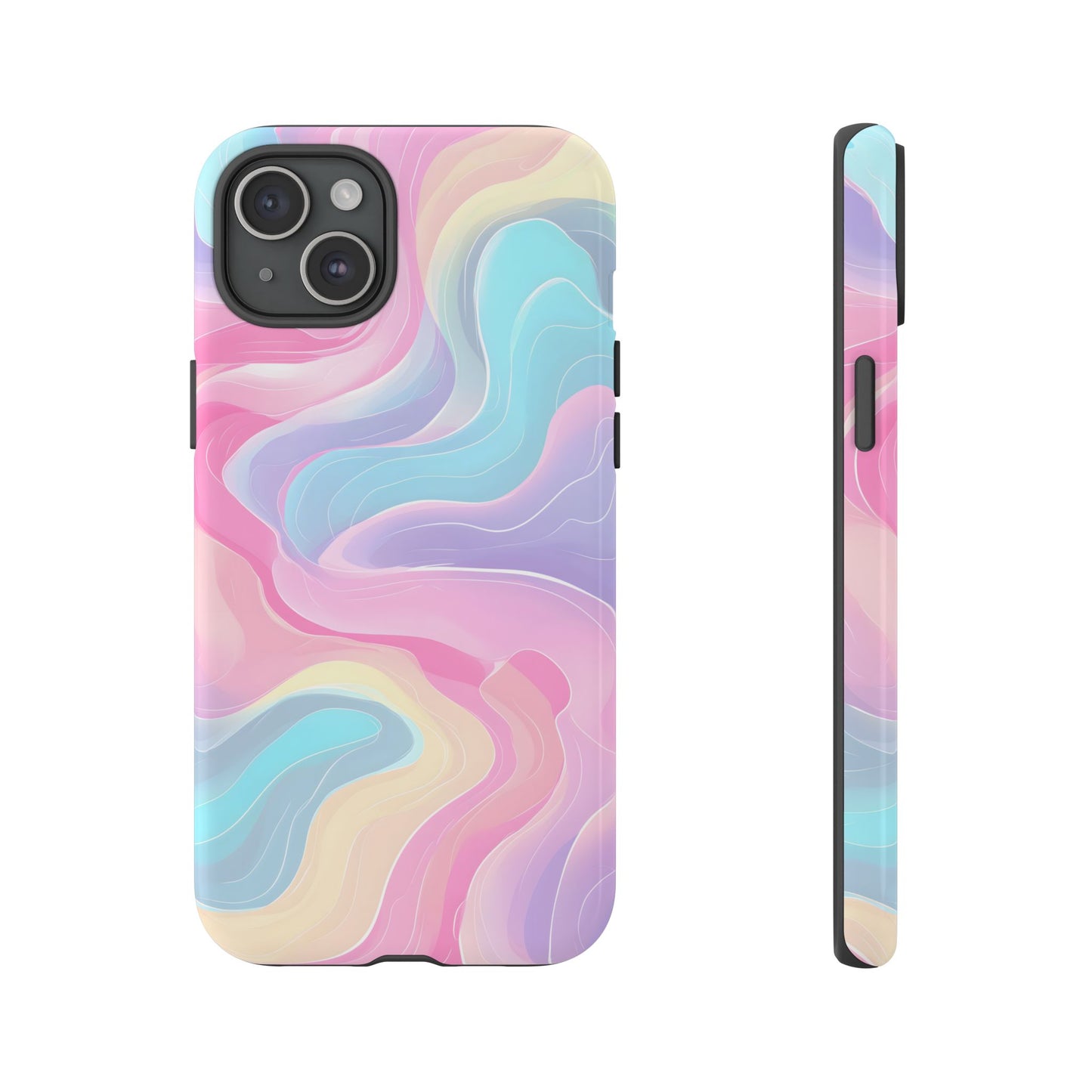 Pastel Mirage – Tough Glossy iPhone Case