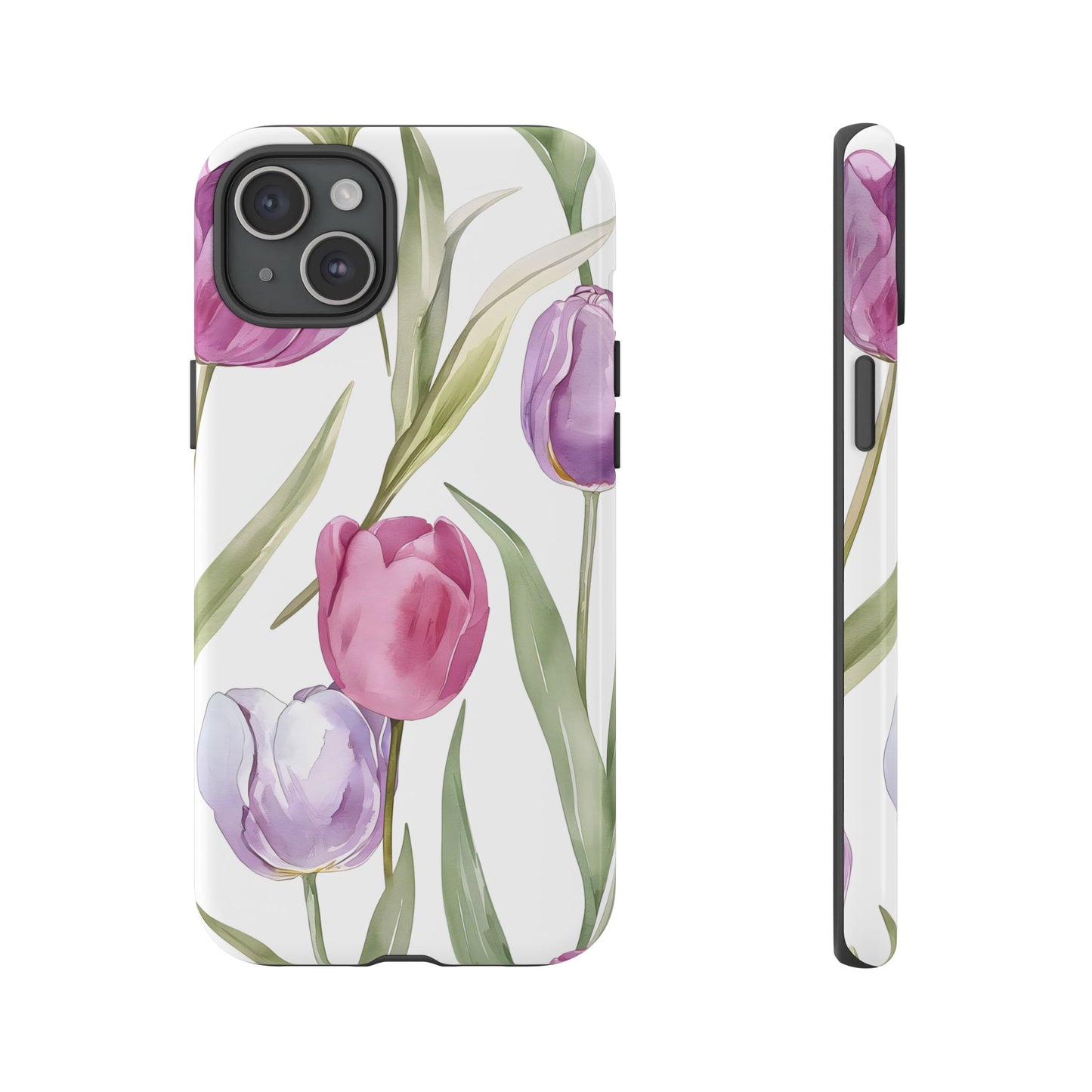 Tulip Serenade – Tough Glossy iPhone Case