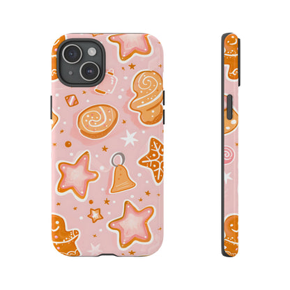 Gingerbread Sweet Stars – Tough Glossy iPhone Case