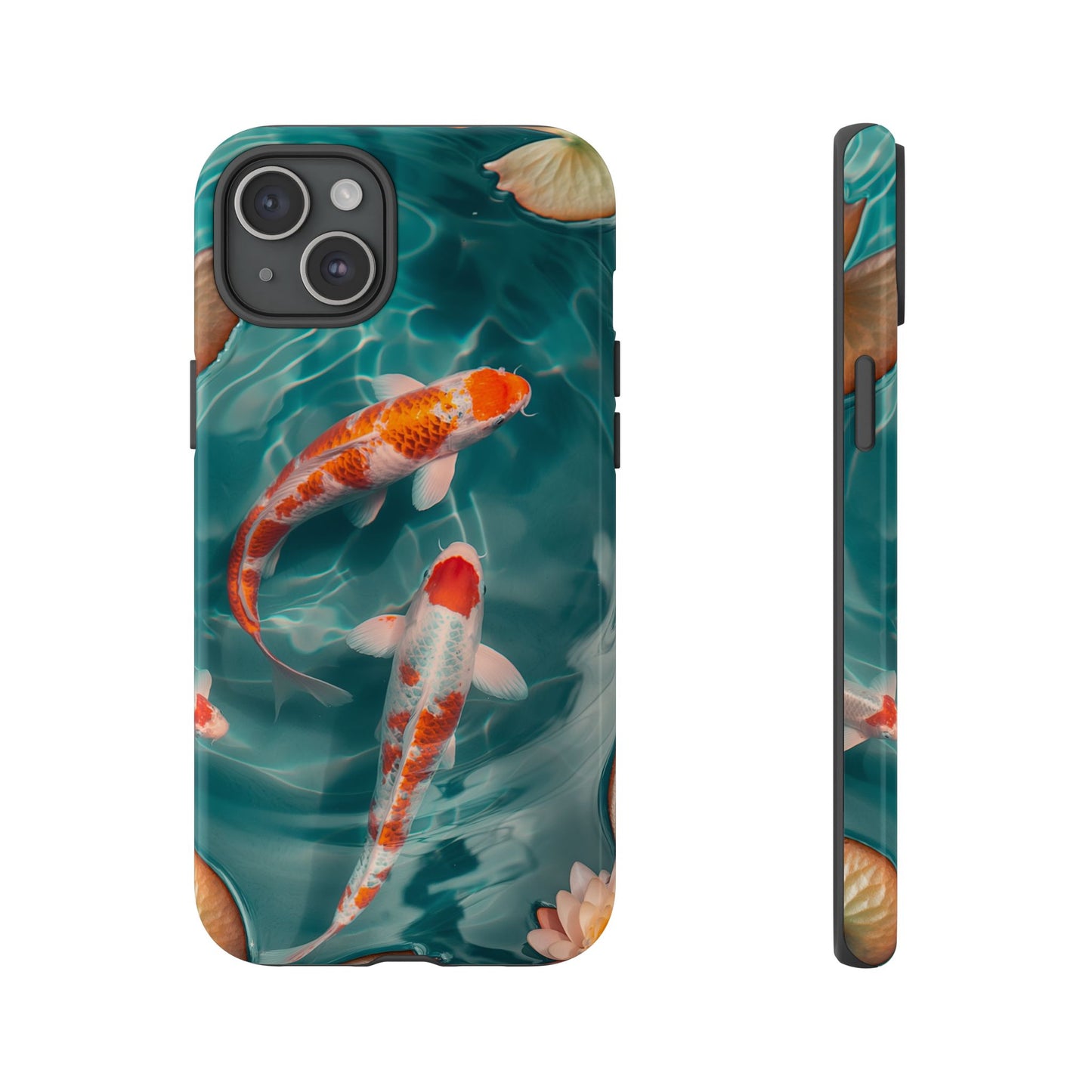 Tranquil Koi Pond – Tough Glossy iPhone Case