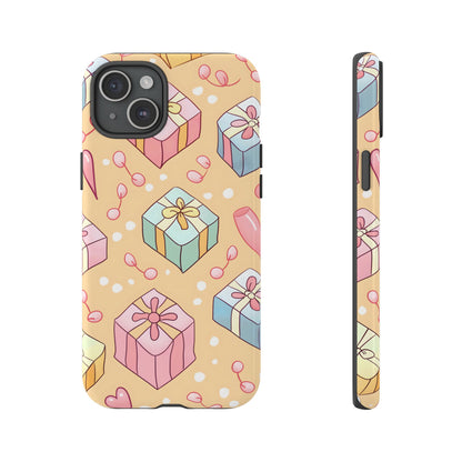 Pastel Gift Delight – Tough Glossy iPhone Case