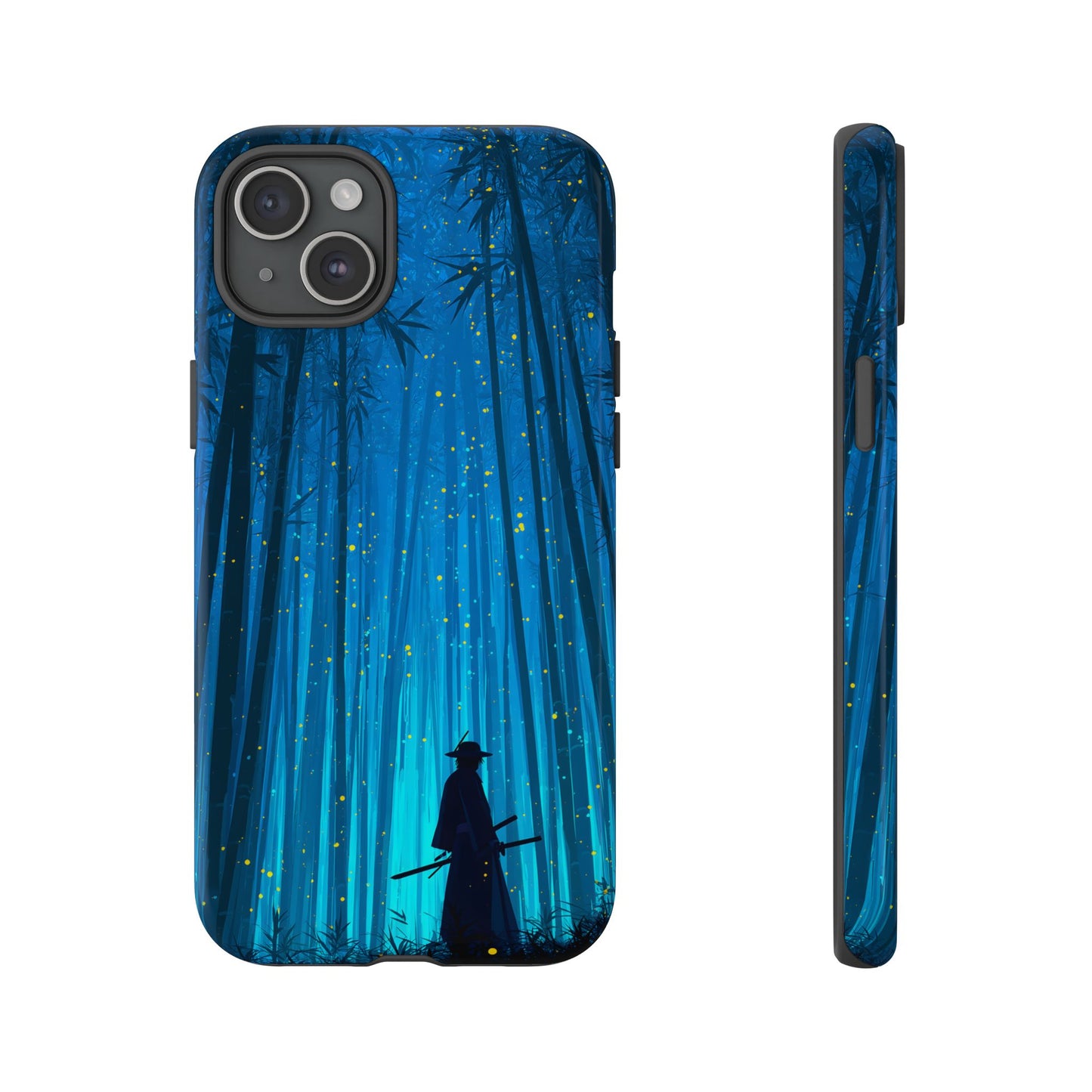 Shadowed Bamboo Sentinel – Tough Glossy iPhone Case