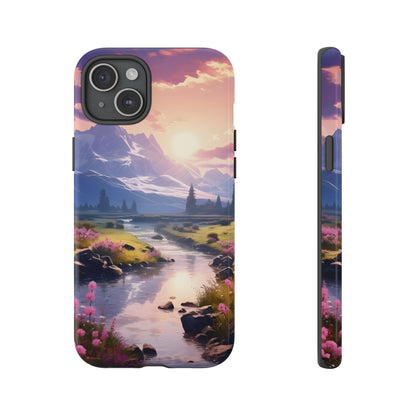 Alpine Dawn – Tough Glossy iPhone Case