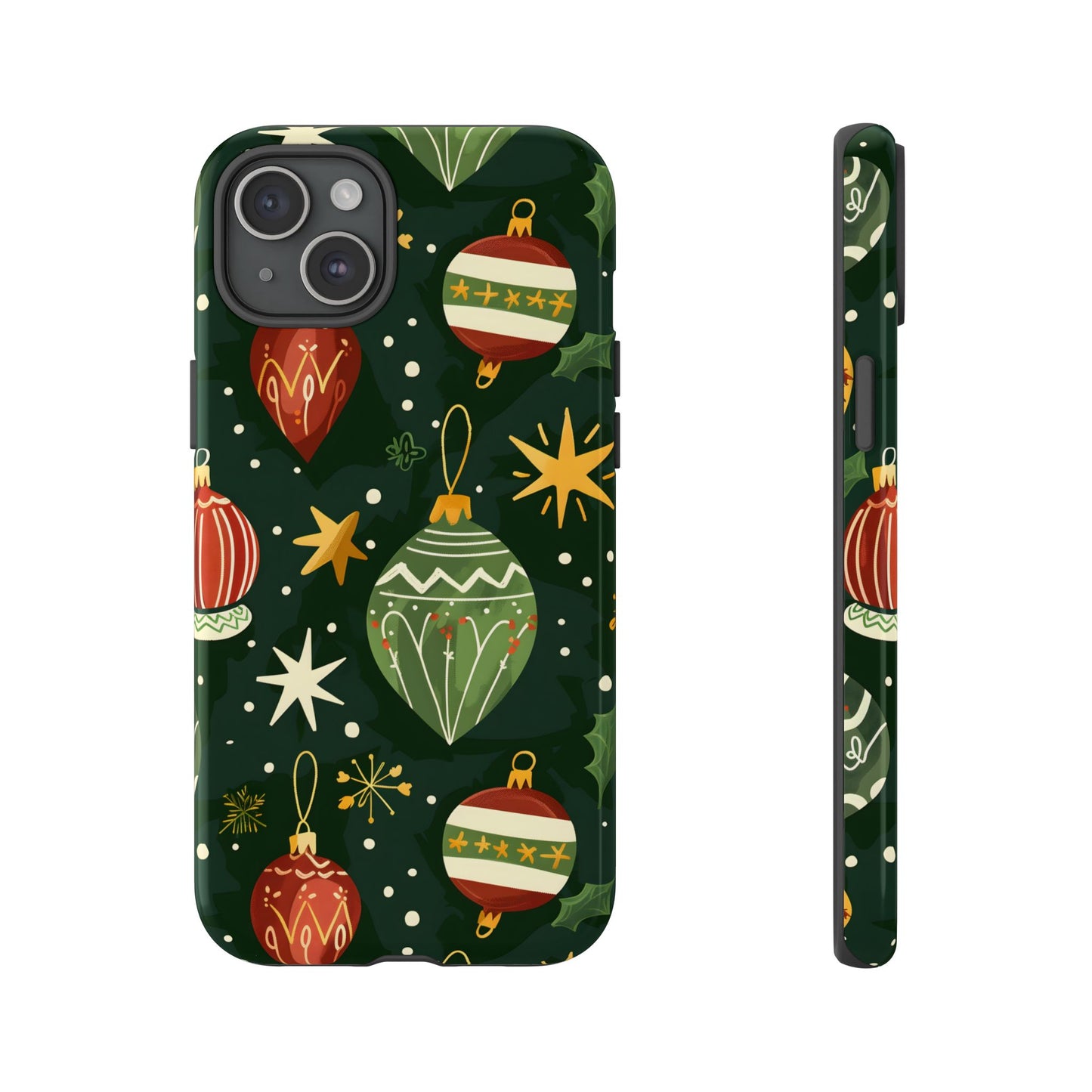 Evergreen Ornament Magic – Tough Glossy iPhone Case