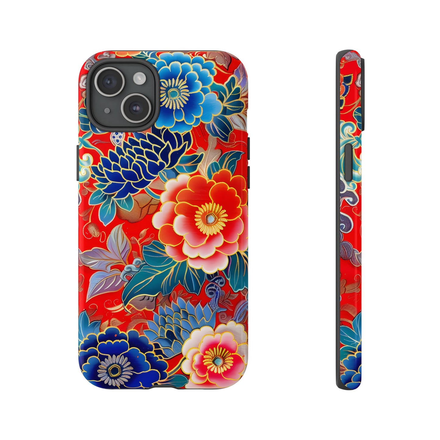 Oriental Blossom – Tough Glossy iPhone Case