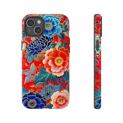 Oriental Blossom – Tough Glossy iPhone Case