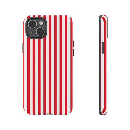 Candy Cane Stripes – Tough Glossy iPhone Case