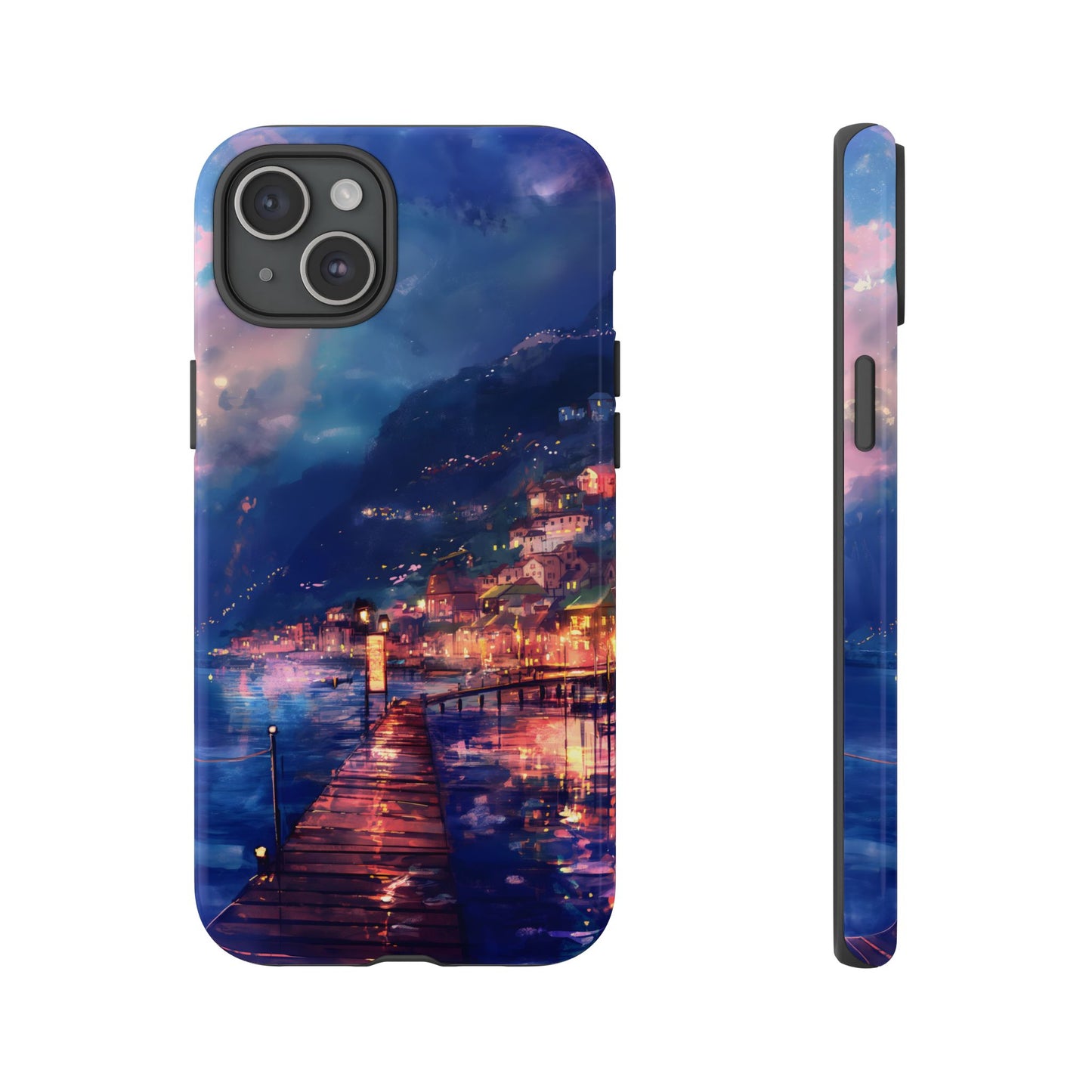 Twilight Harbor – Tough Glossy iPhone Case