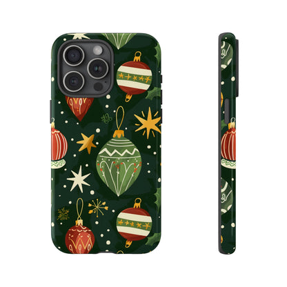 Evergreen Ornament Magic – Tough Glossy iPhone Case