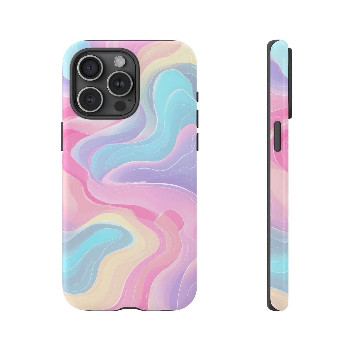 Pastel Mirage – Tough Glossy iPhone Case