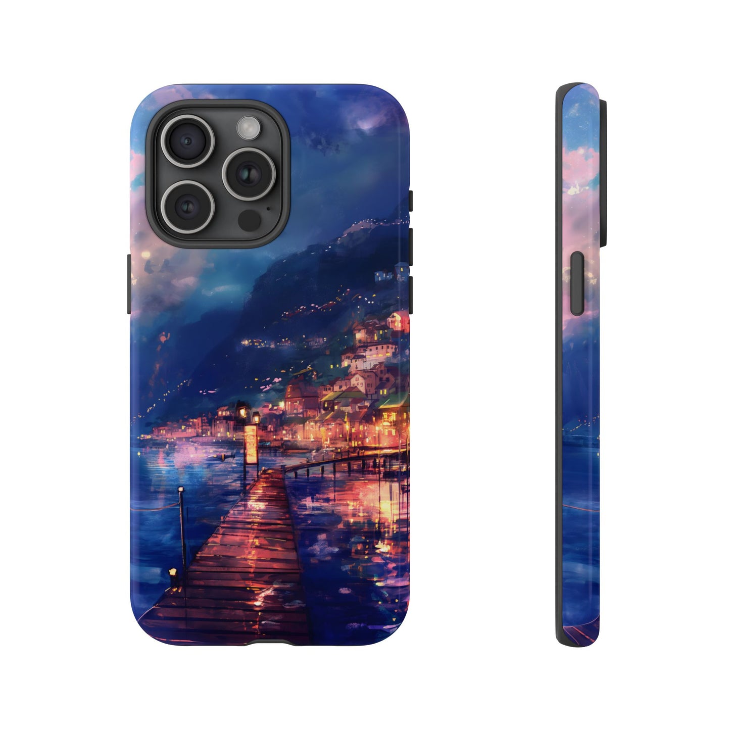 Twilight Harbor – Tough Glossy iPhone Case