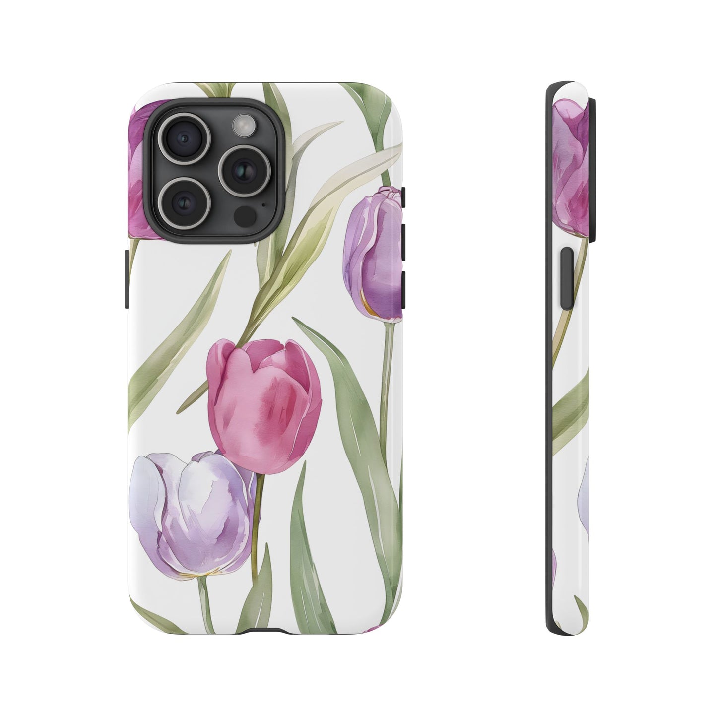 Tulip Serenade – Tough Glossy iPhone Case