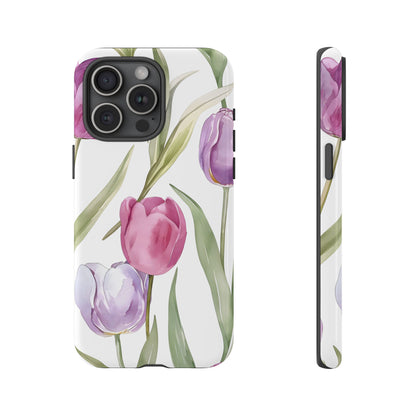 Tulip Serenade – Tough Glossy iPhone Case