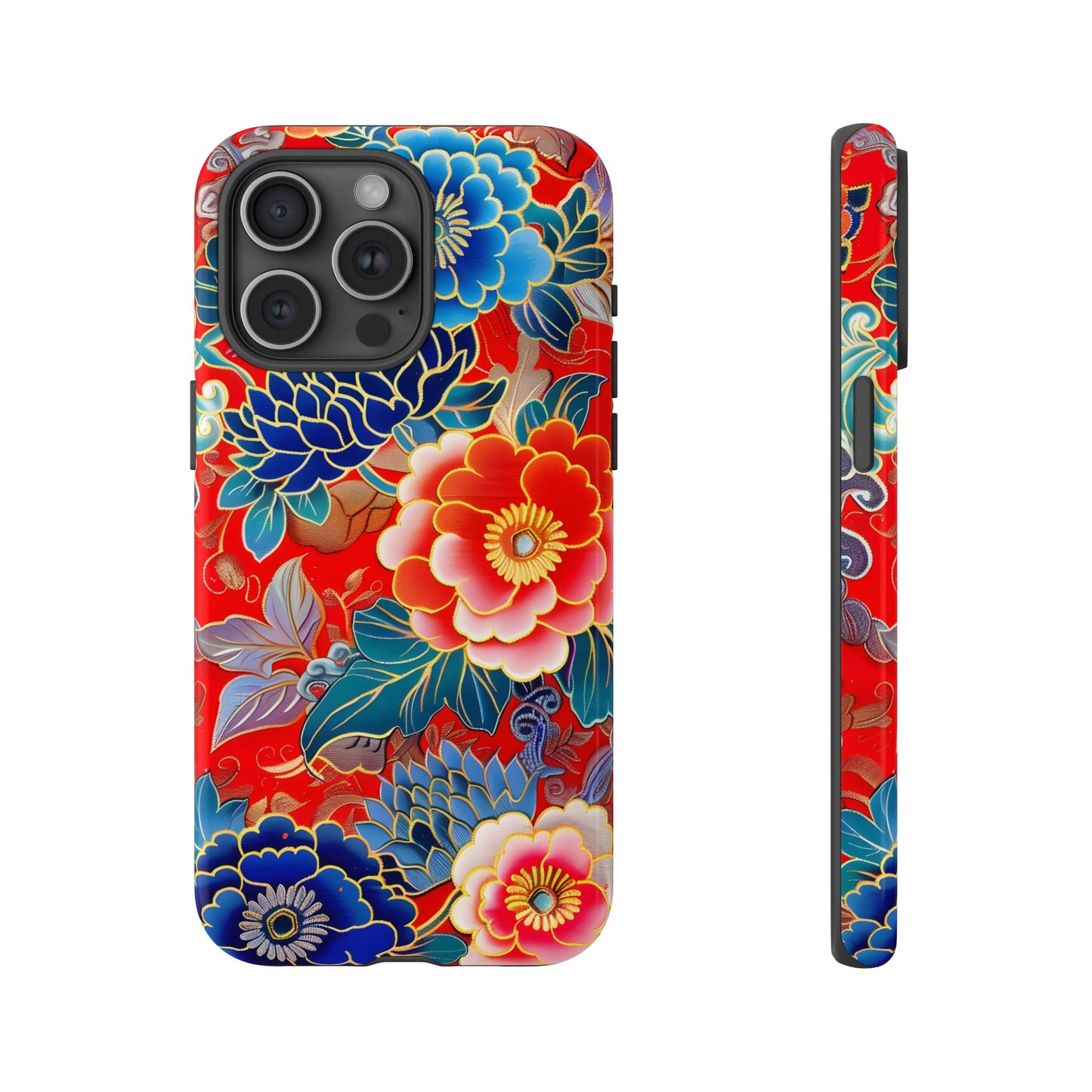 Oriental Blossom – Tough Glossy iPhone Case