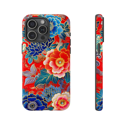 Oriental Blossom – Tough Glossy iPhone Case