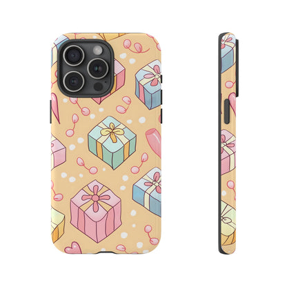 Pastel Gift Delight – Tough Glossy iPhone Case