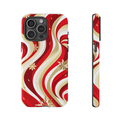 Peppermint Waves – Tough Glossy iPhone Case