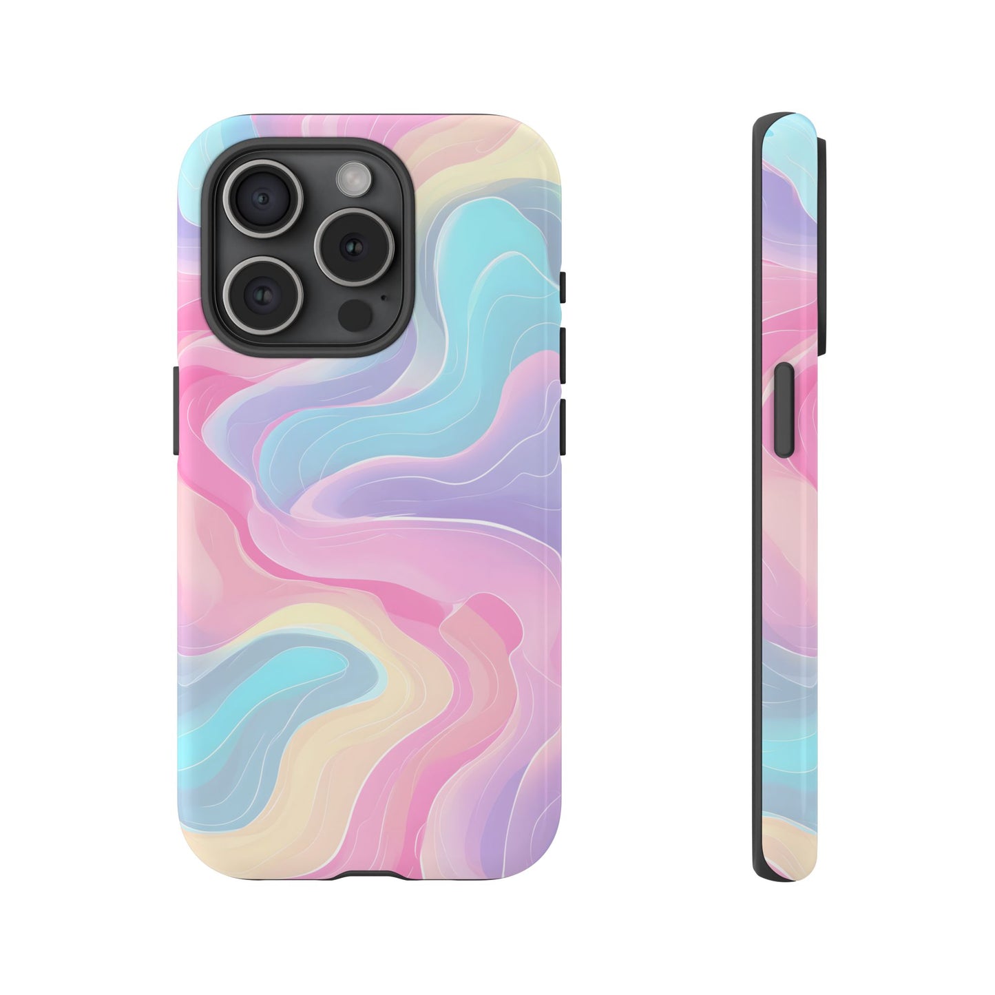 Pastel Mirage – Tough Glossy iPhone Case