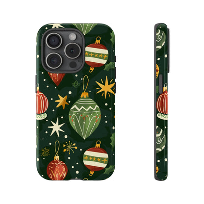 Evergreen Ornament Magic – Tough Glossy iPhone Case