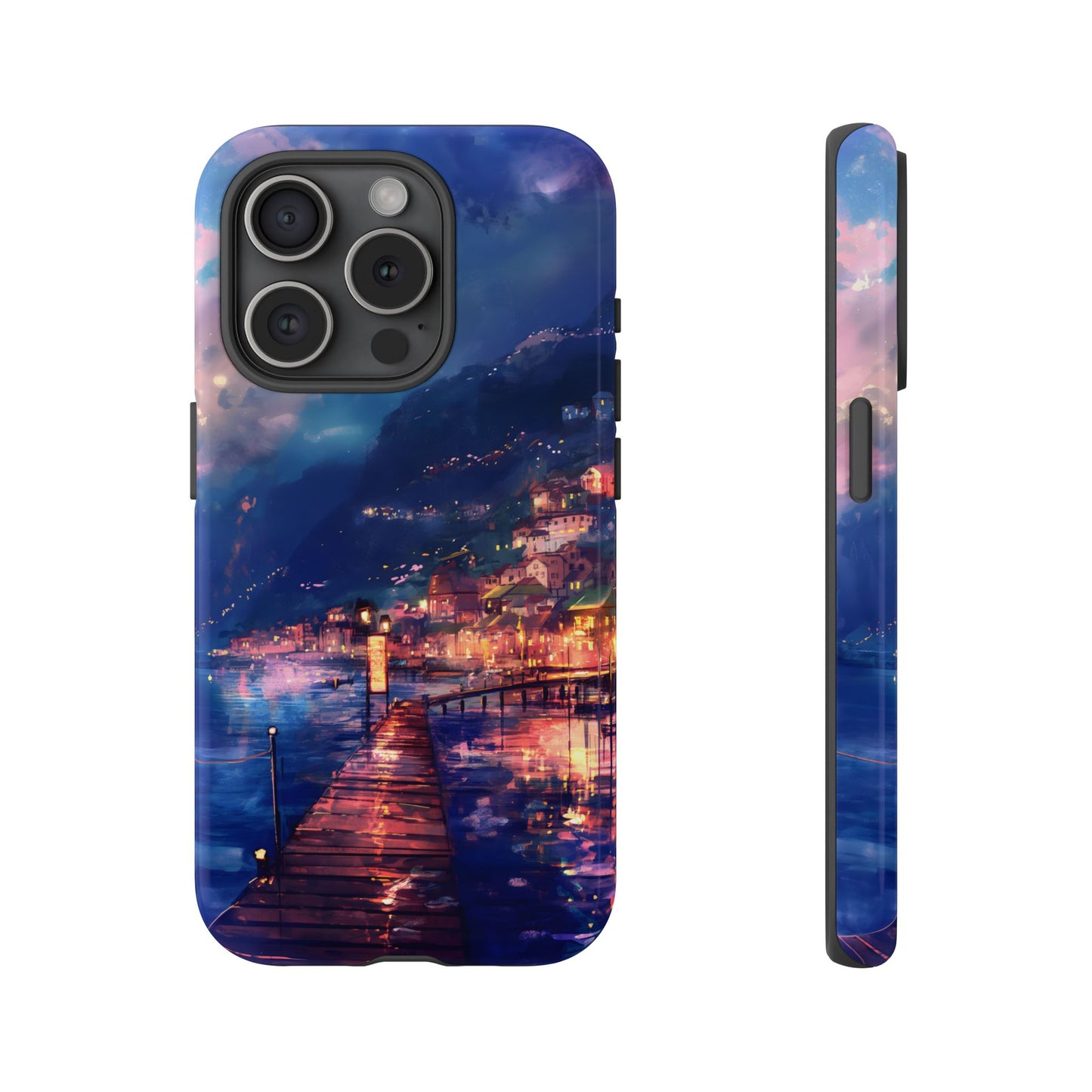 Twilight Harbor – Tough Glossy iPhone Case