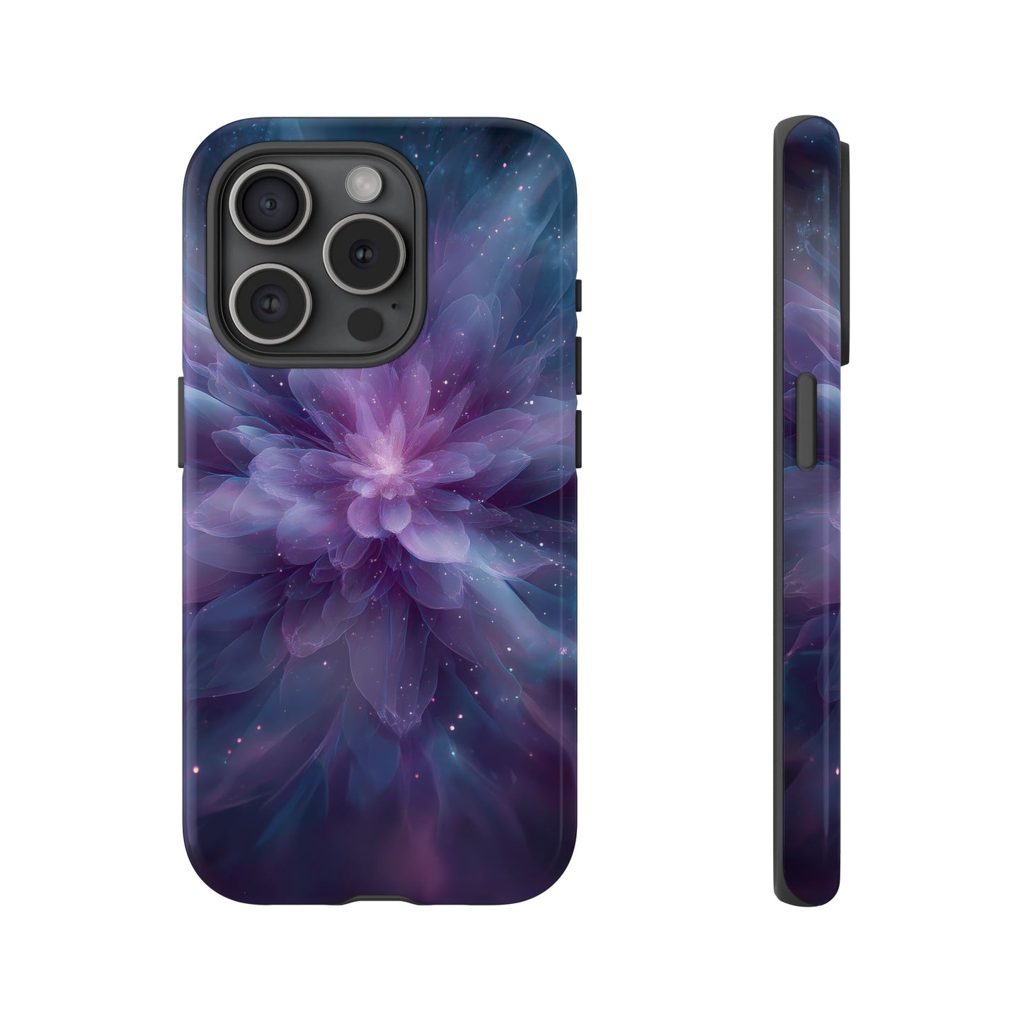 Celestial Bloom – Tough Glossy iPhone Case