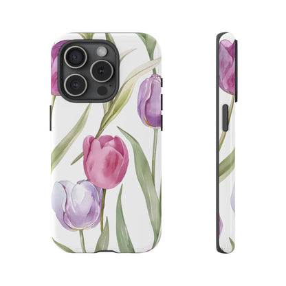 Tulip Serenade – Tough Glossy iPhone Case