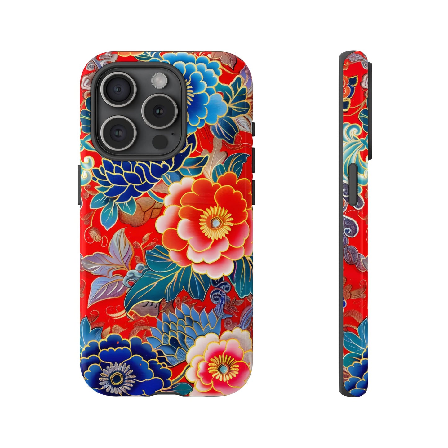 Oriental Blossom – Tough Glossy iPhone Case