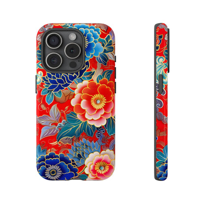 Oriental Blossom – Tough Glossy iPhone Case