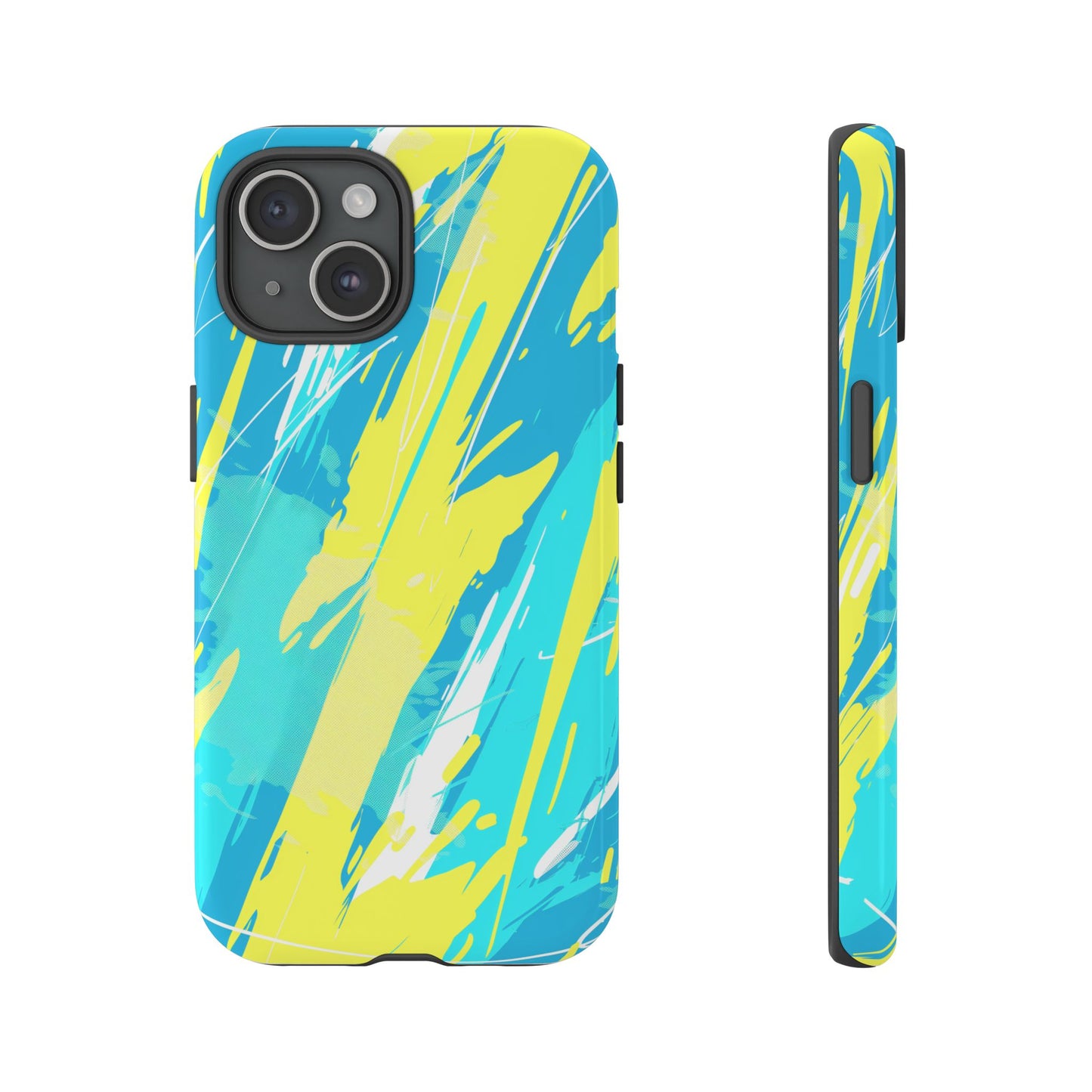 Neon Surge – Tough Glossy iPhone Case