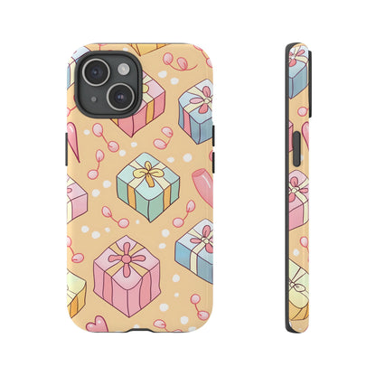 Pastel Gift Delight – Tough Glossy iPhone Case