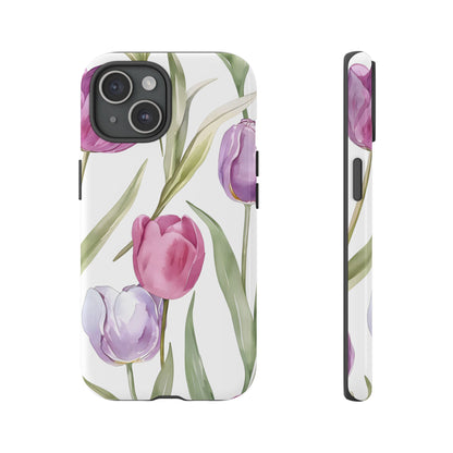Tulip Serenade – Tough Glossy iPhone Case