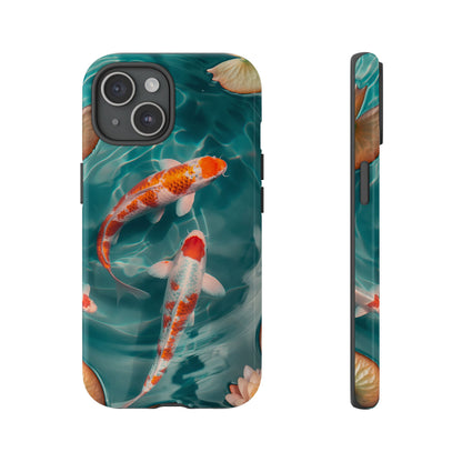 Tranquil Koi Pond – Tough Glossy iPhone Case
