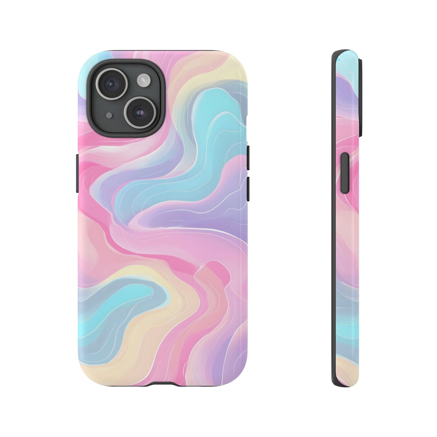 Pastel Mirage – Tough Glossy iPhone Case
