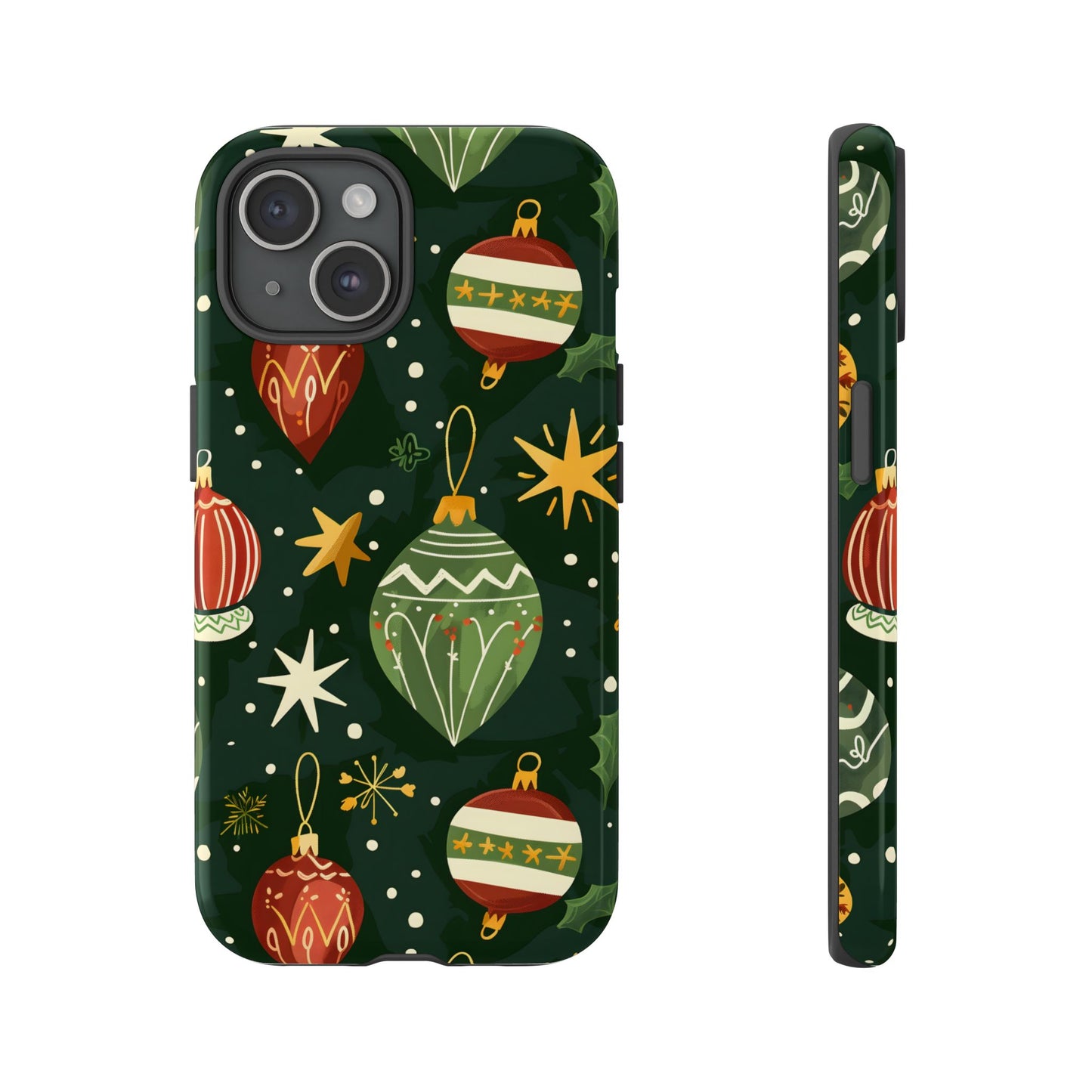 Evergreen Ornament Magic – Tough Glossy iPhone Case