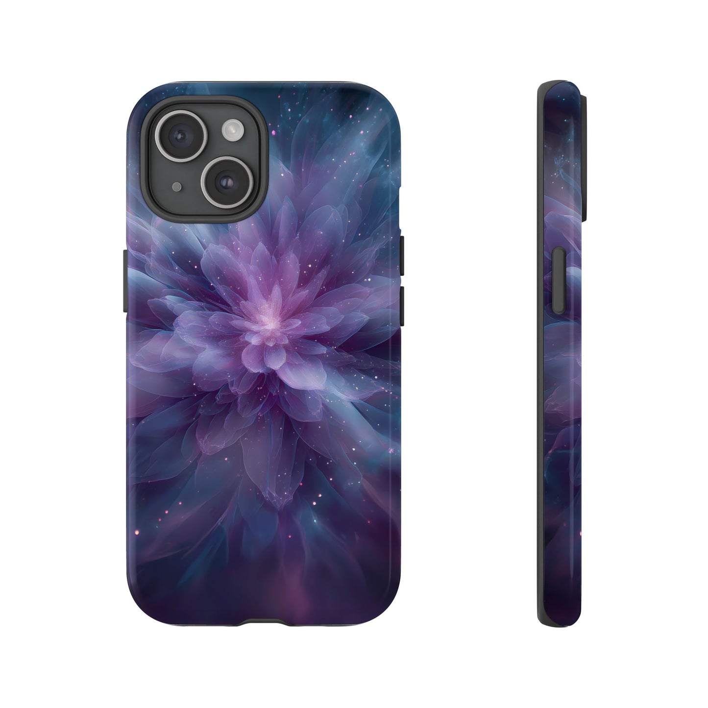 Celestial Bloom – Tough Glossy iPhone Case