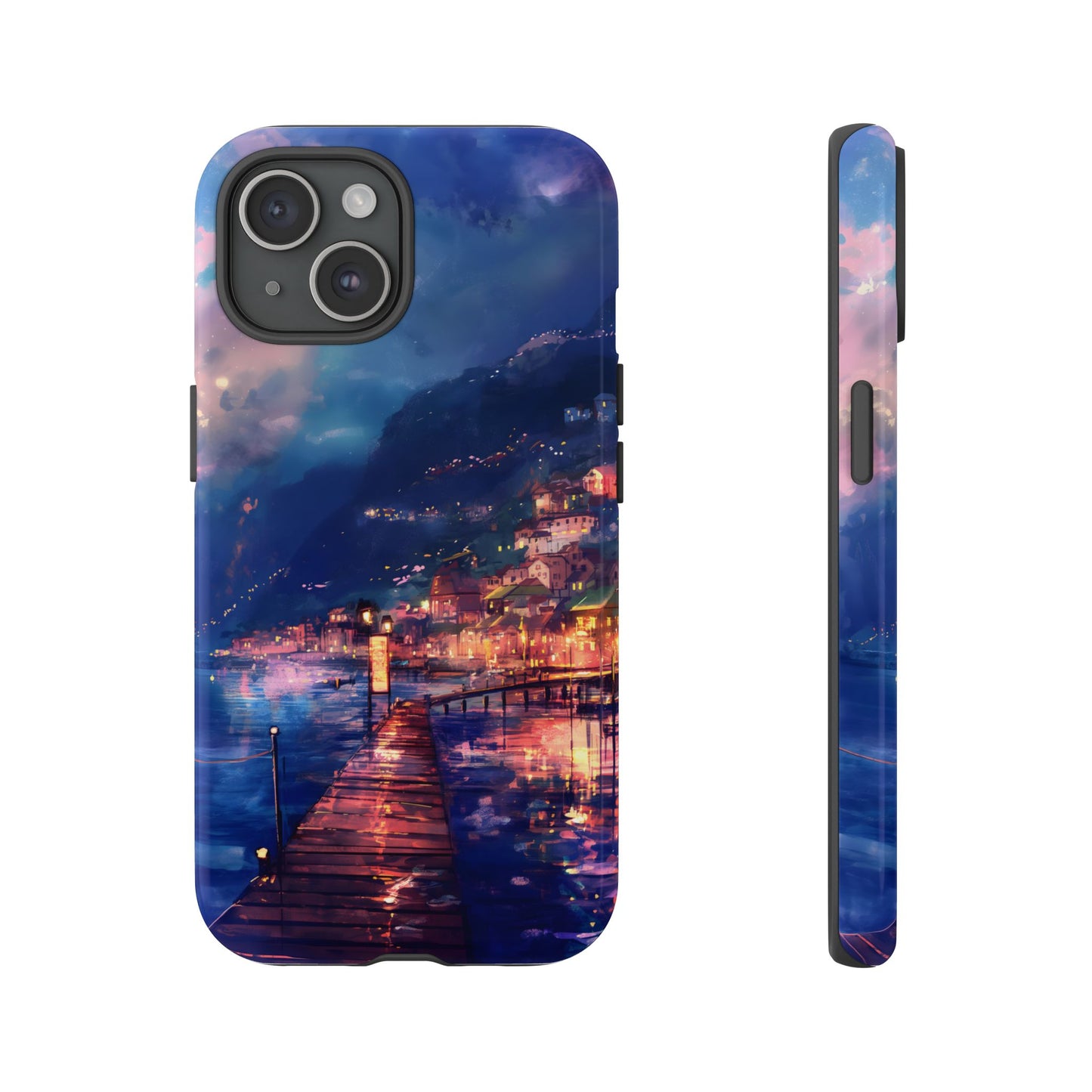 Twilight Harbor – Tough Glossy iPhone Case