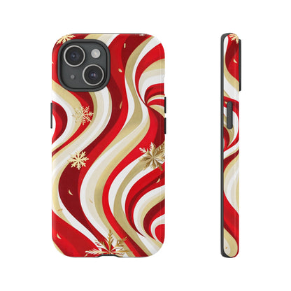 Peppermint Waves – Tough Glossy iPhone Case