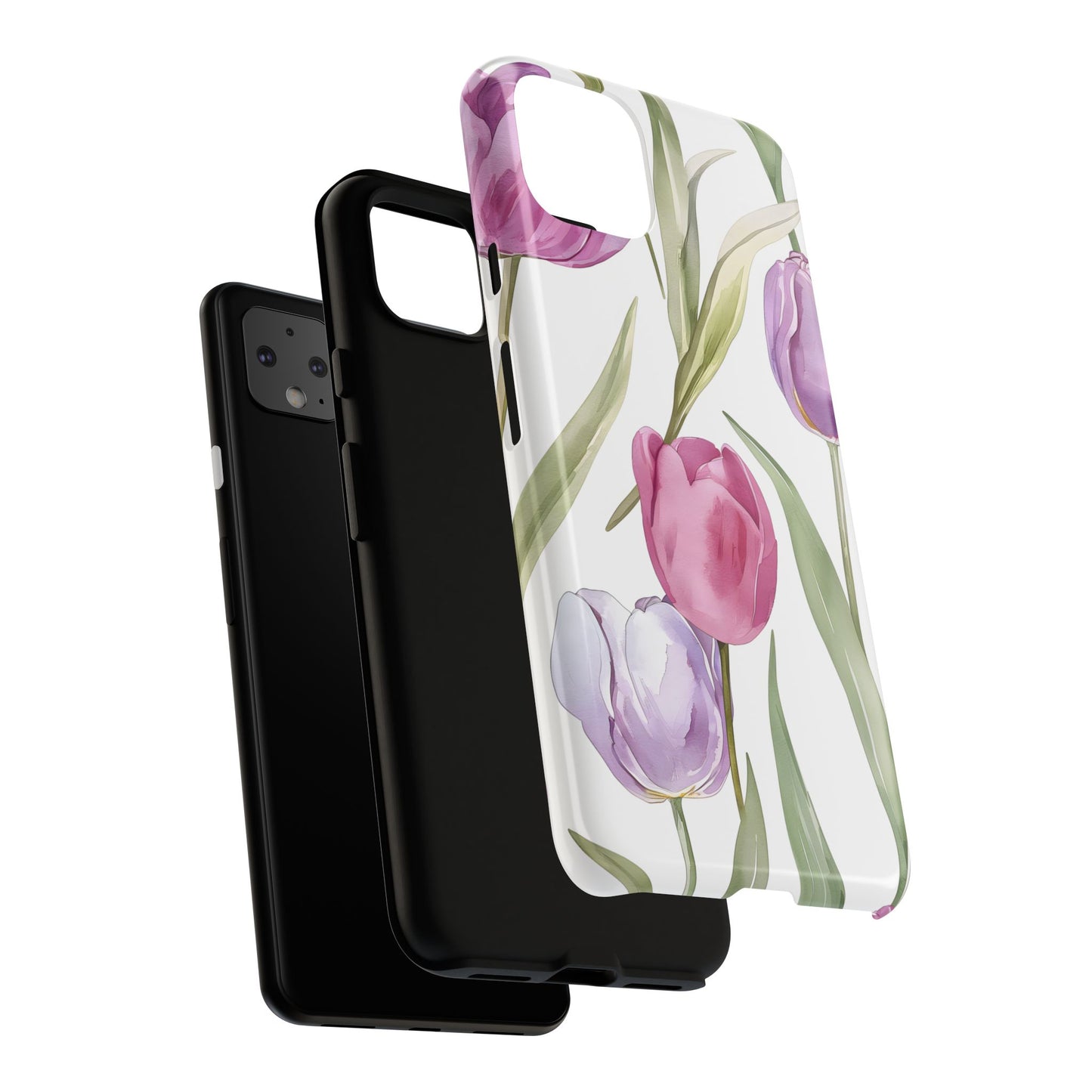 Tulip Serenade – Tough Glossy Google Pixel Case