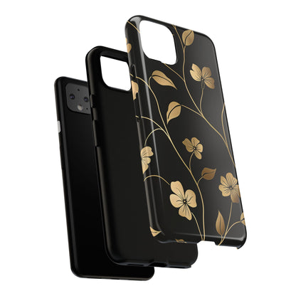 Golden Elegance – Tough Glossy Google Pixel Case