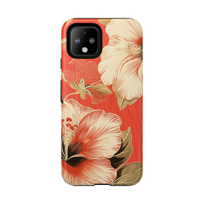 Golden Hibiscus – Tough Glossy Google Pixel Case