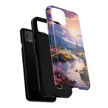 Alpine Dawn – Tough Glossy Google Pixel Case