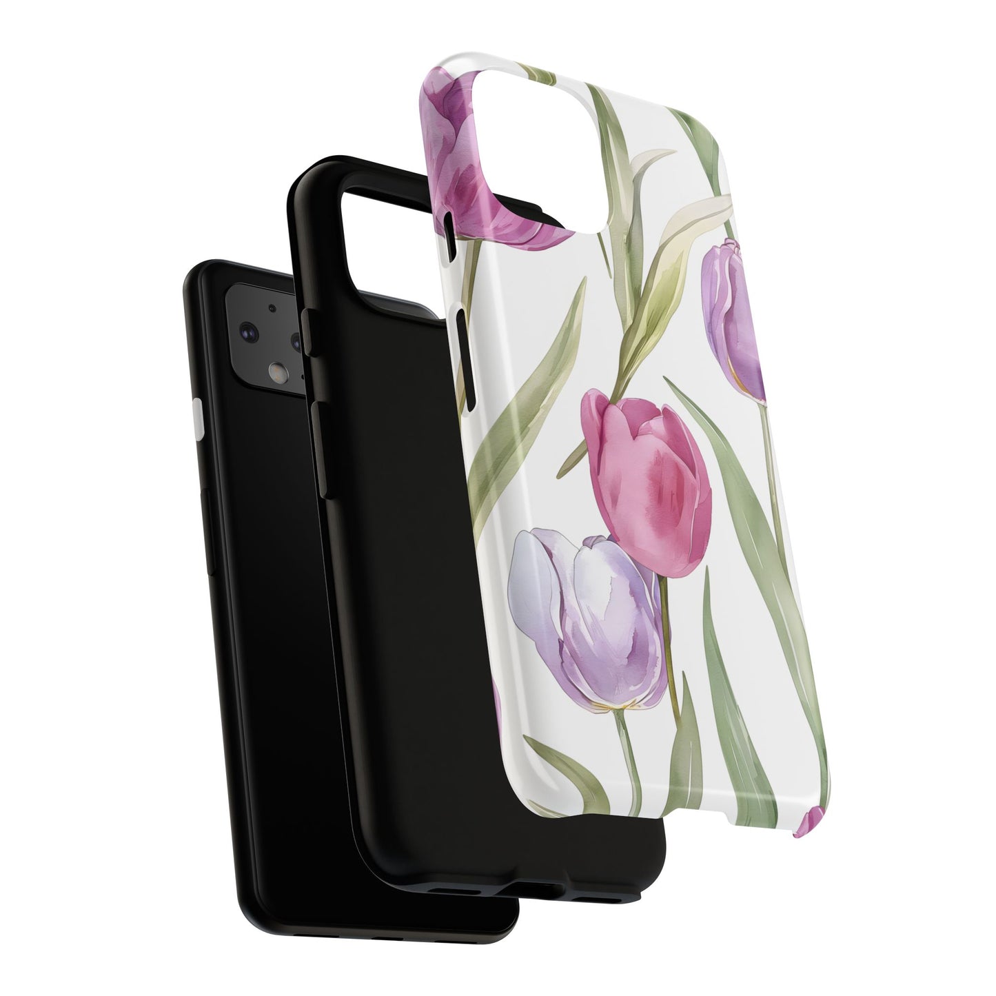 Tulip Serenade – Tough Glossy Google Pixel Case
