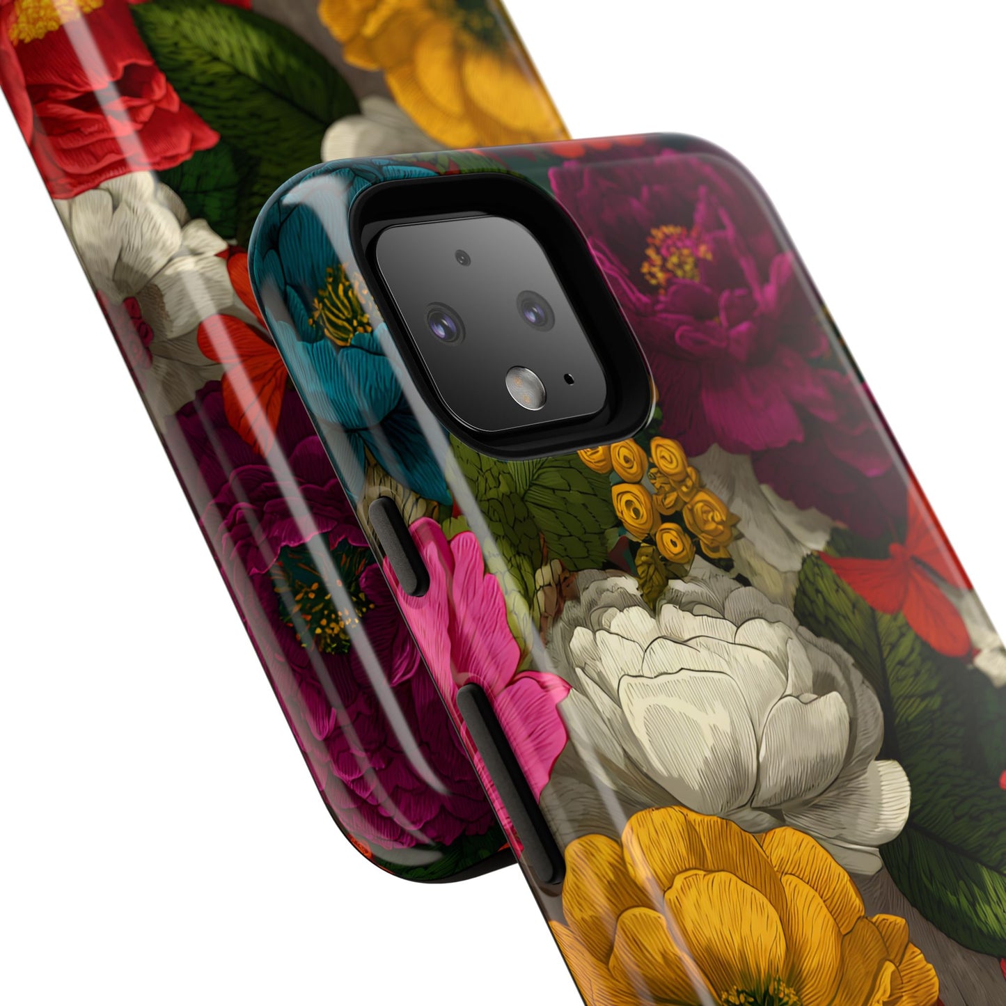 Midnight Bloom – Tough Glossy Google Pixel Case