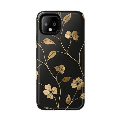Golden Elegance – Tough Glossy Google Pixel Case
