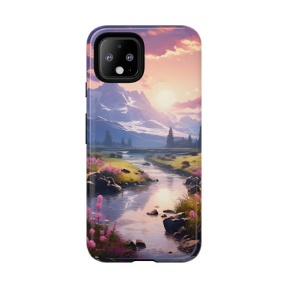Alpine Dawn – Tough Glossy Google Pixel Case
