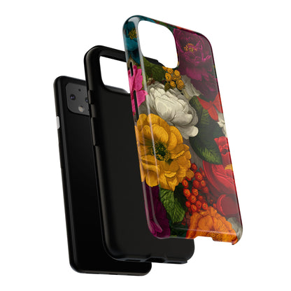 Midnight Bloom – Tough Glossy Google Pixel Case